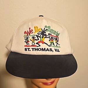 St. Thomas Virgin Islans We be Jammin baseball cap unisex one size adjustable